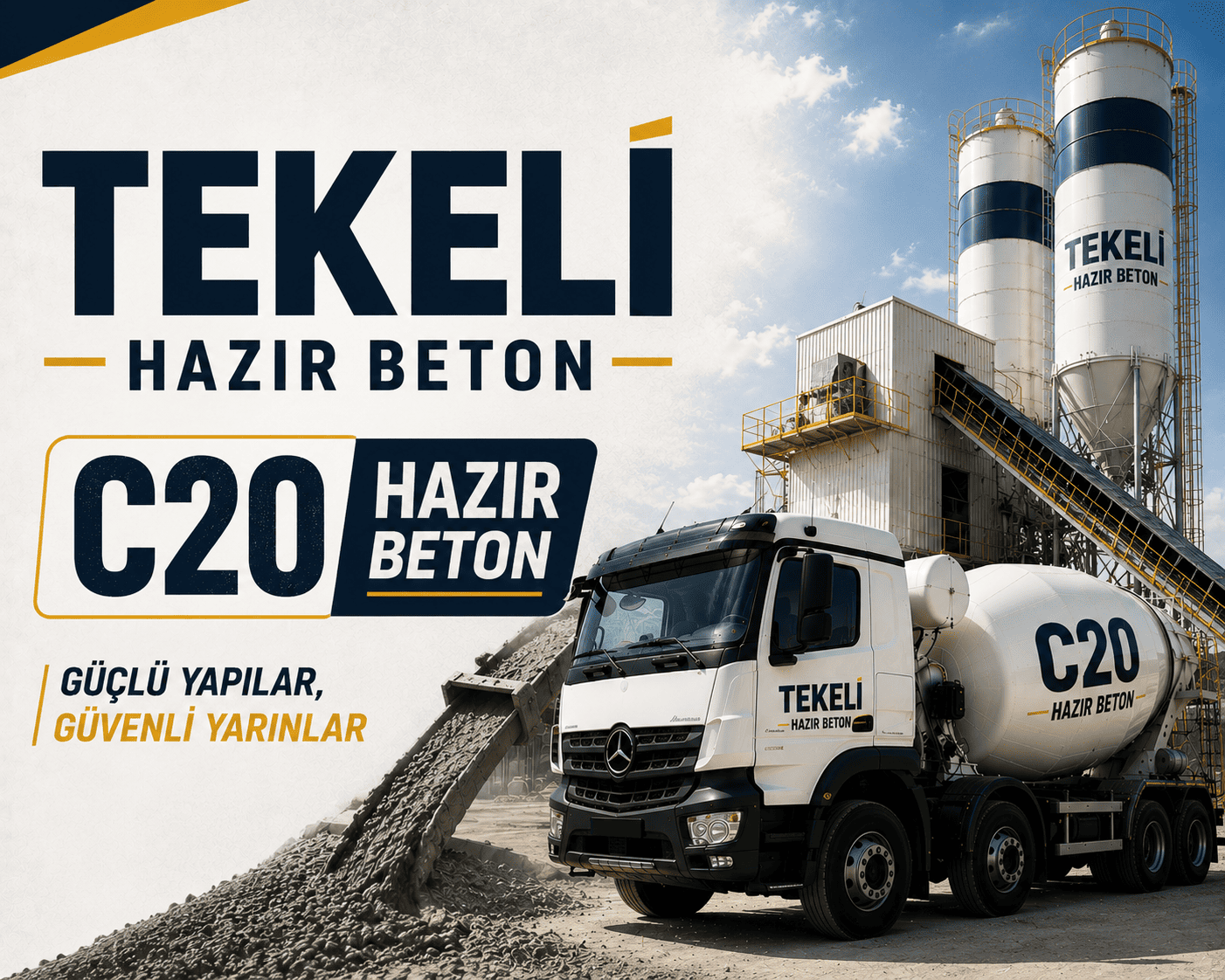 C20 Delivery Management Concrete, C20 Ready Mix Concrete - C20 Ready Mix Concrete