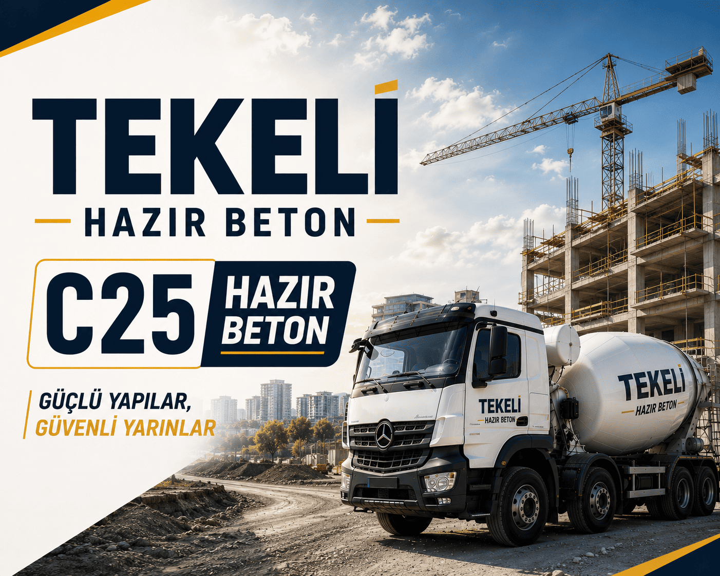 Tekeli C25 Concrete Consultancy, C25 Ready Mix Concrete - C25 Ready Mix Concrete