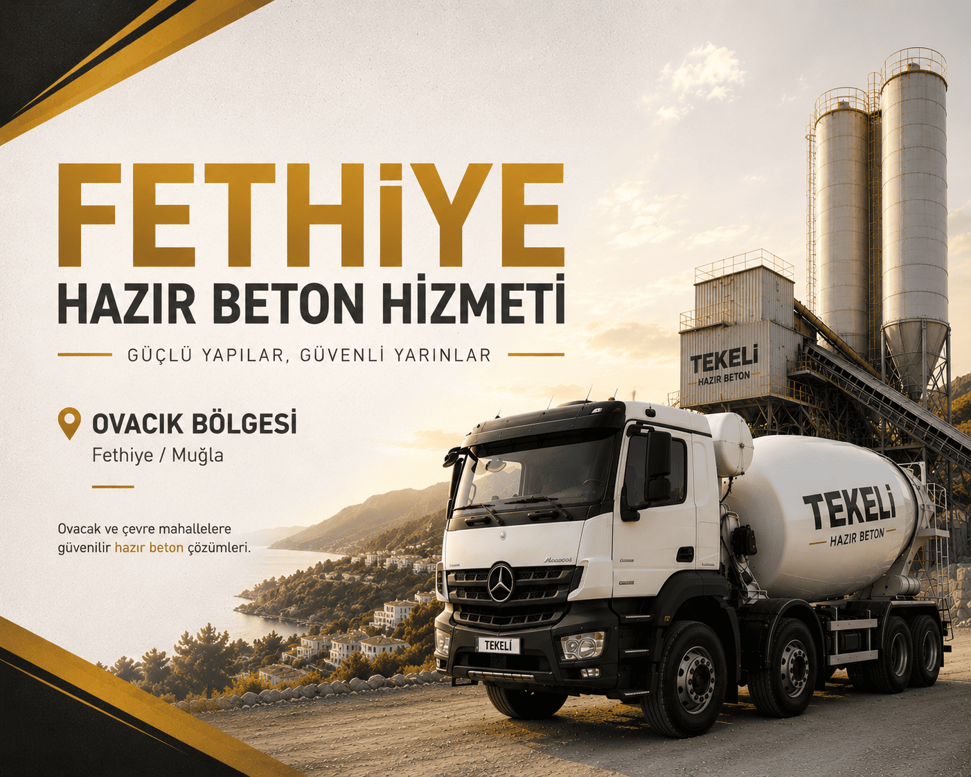 Ovacık Hazır Beton Hizmeti - Ovacık Hazır Beton Hizmeti