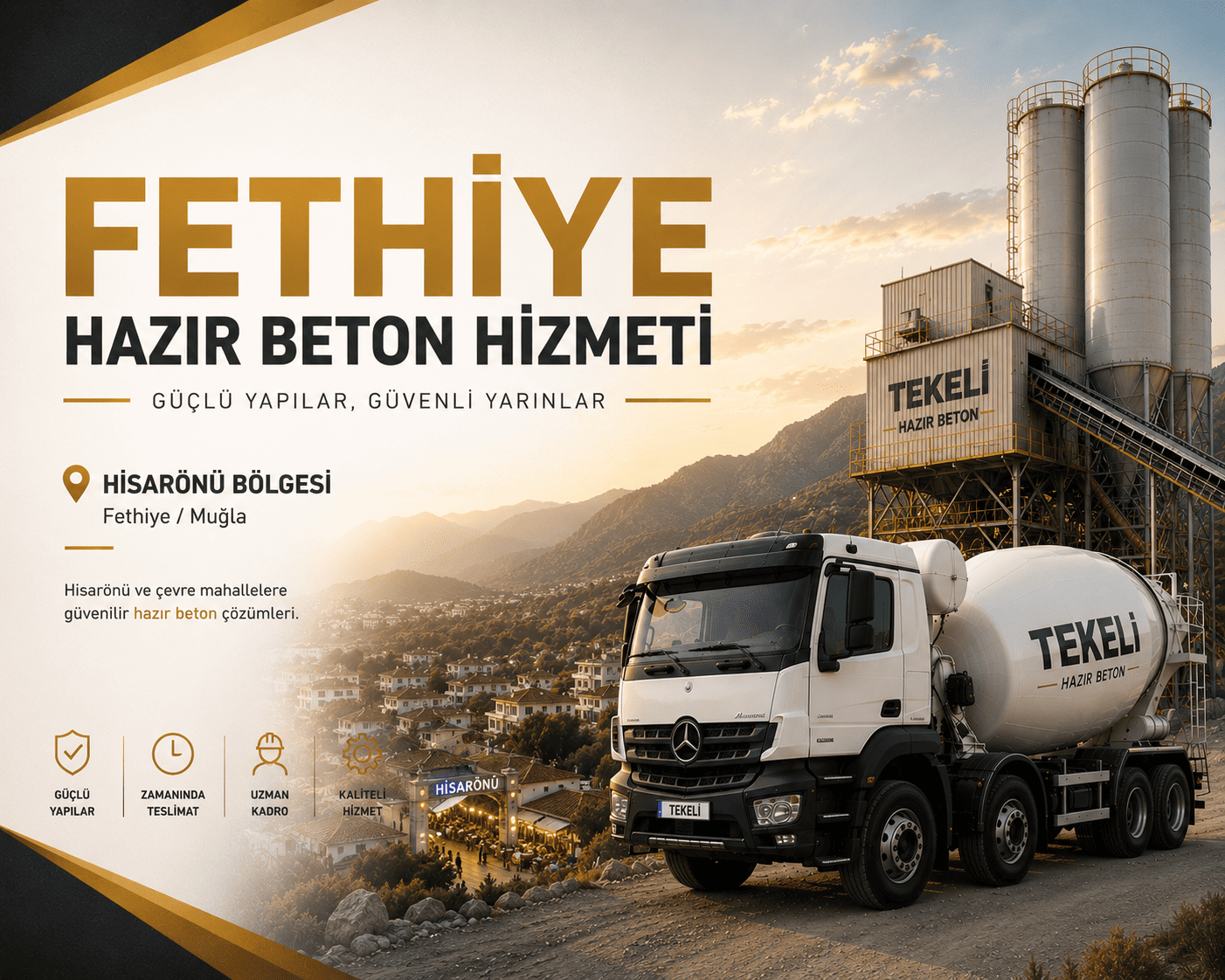 Hisarönü Hazır Beton Hizmeti - Hisarönü Hazır Beton Hizmeti